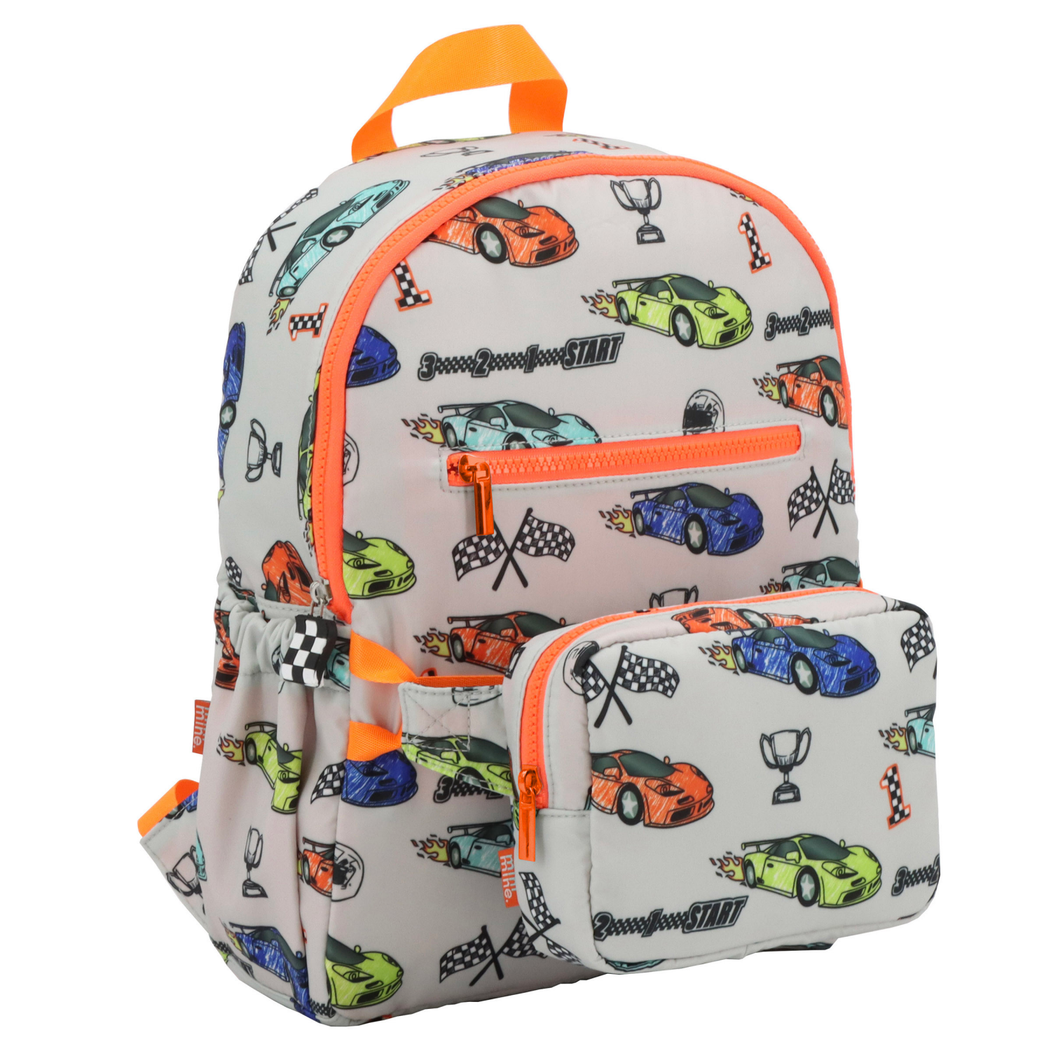 slide 3 of 3, MYTAGALONGS Mini Mine, Backpack With Belt Bag, 10.6 In X 13.75 In X 4.33 In, Grey, 1 ct