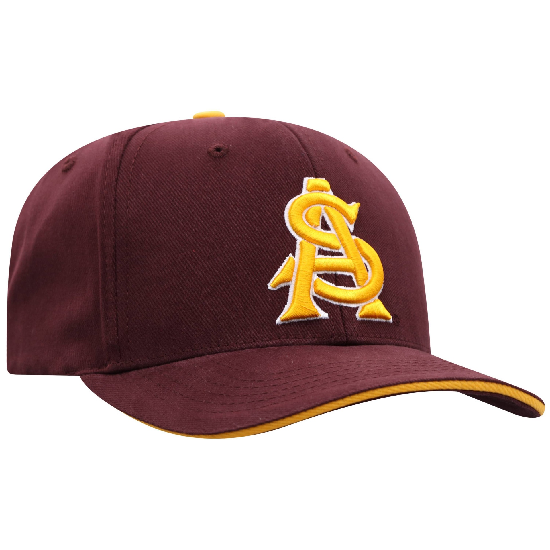 slide 1 of 2, NCAA Arizona State Sun Devils Men's Reality Structured Brushed Cotton Hat, 1 ct