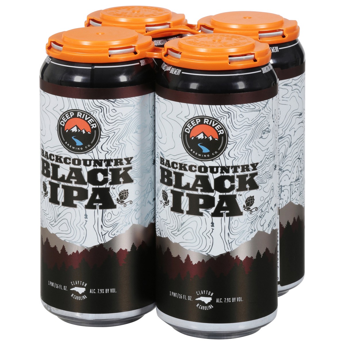 slide 5 of 9, Deep River IPA Backcountry Black Beer 4 - 1 pt Cans, 4 ct