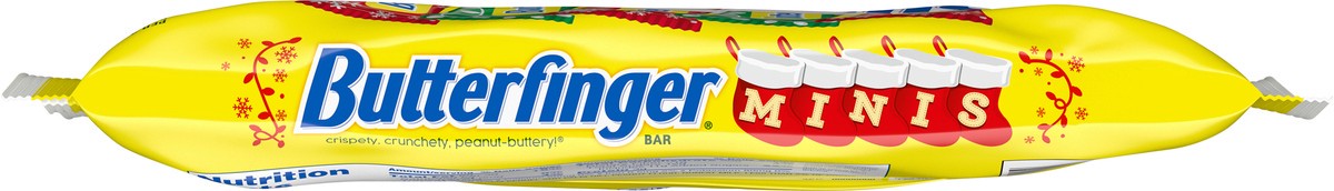 slide 5 of 9, Butterfinger Bar Christmas Minis Candy Bag, 9.4 oz