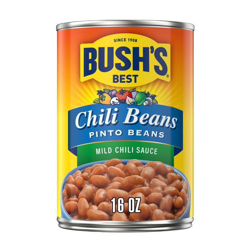 slide 1 of 7, Bush's Pinto Beans in Mild Chili Sauce - 16oz, 16 oz