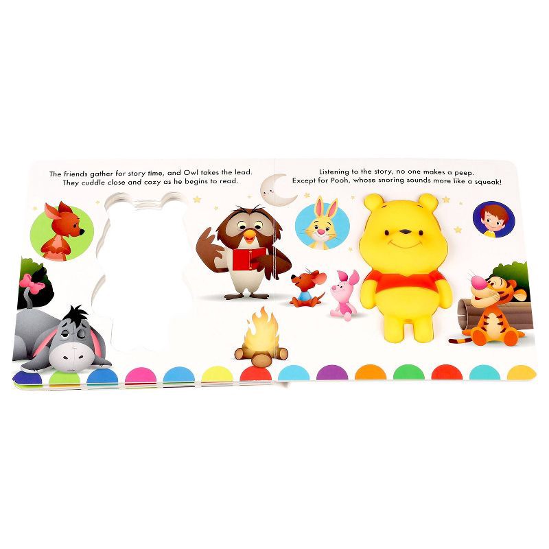 slide 4 of 8, Studio Fun Disney Baby: A Day with Winnie the Pooh! - (Squeeze & Squeak) by Maggie Fischer (Board Book), 1 ct