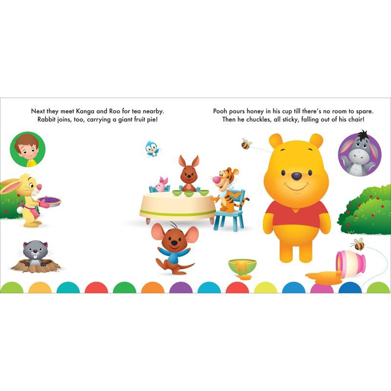 slide 8 of 8, Studio Fun Disney Baby: A Day with Winnie the Pooh! - (Squeeze & Squeak) by Maggie Fischer (Board Book), 1 ct