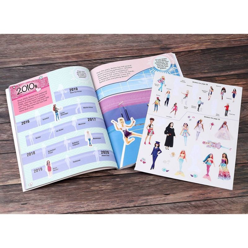 slide 2 of 5, Studio Fun Barbie: Super Sticker Book: Through the Decades - (1001 Stickers) by Marilyn Easton (Paperback), 1 ct