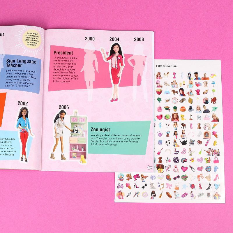 slide 4 of 5, Studio Fun Barbie: Super Sticker Book: Through the Decades - (1001 Stickers) by Marilyn Easton (Paperback), 1 ct