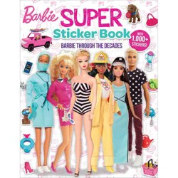 Studio Fun Barbie: Super Sticker Book: Through the Decades - (1001 Stickers) by Marilyn Easton (Paperback)