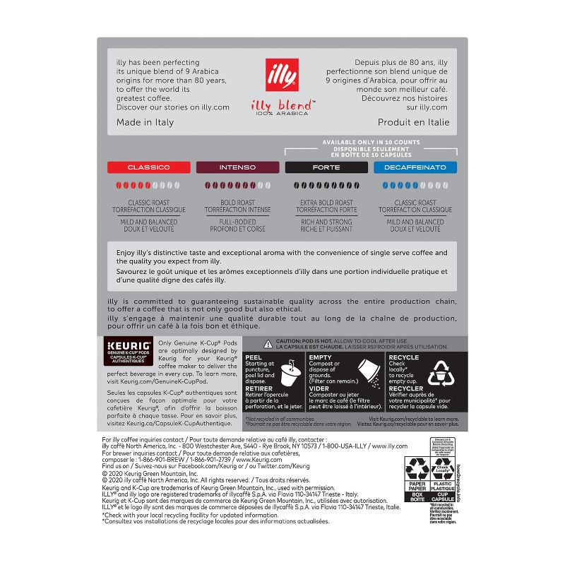 slide 9 of 9, Illy Classico Medium Roast Single Serve Pods - 20ct, 20 ct