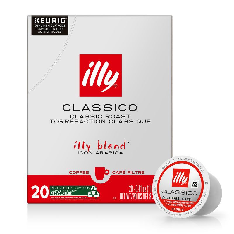 slide 1 of 9, Illy Classico Medium Roast Single Serve Pods - 20ct, 20 ct