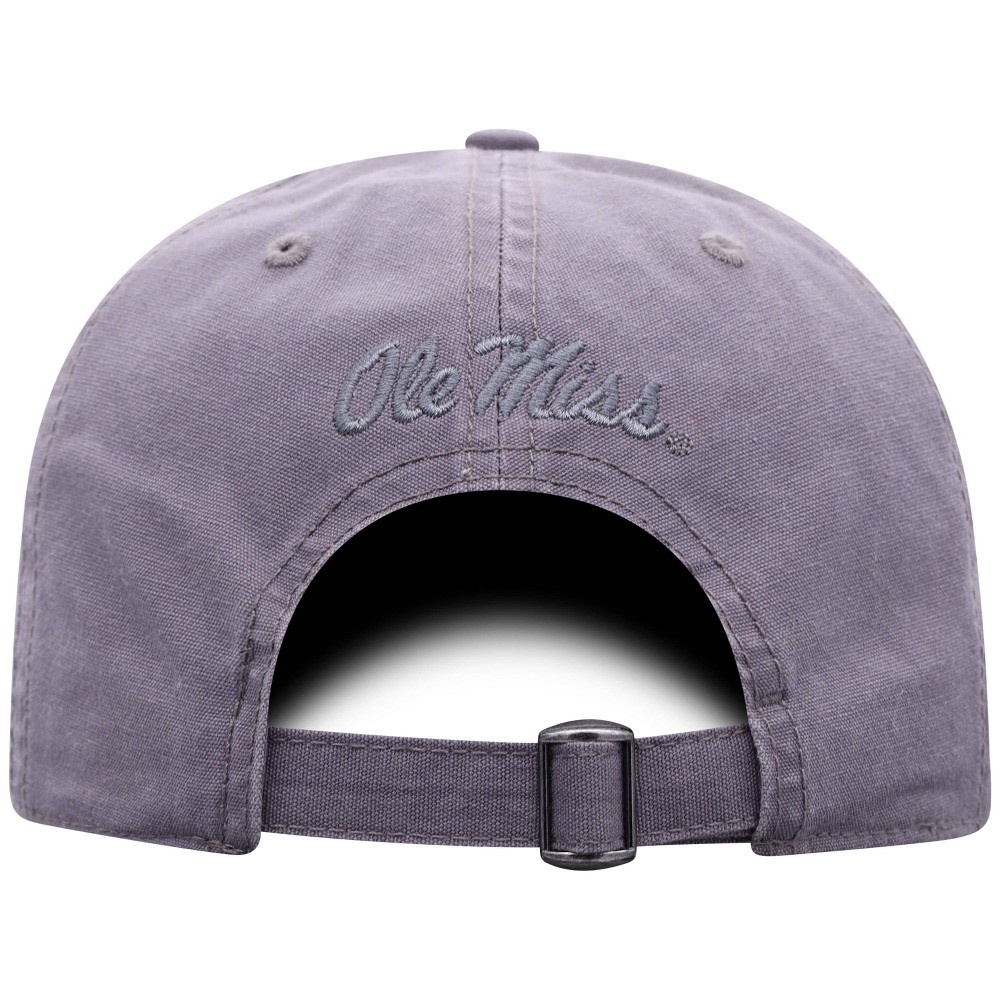 slide 2 of 2, NCAA Ole Miss Rebels Men's Skill Gray Garment Washed Canvas Hat, 1 ct