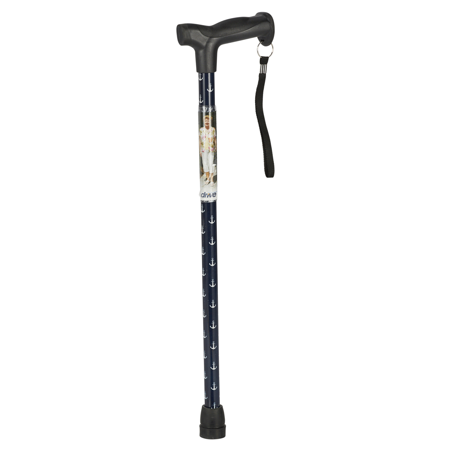 slide 4 of 5, Drive Medical Cane Anchor T-Handle Ergonomic, 1 ct