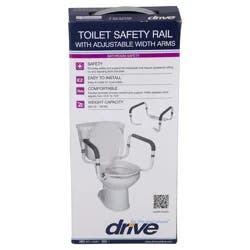 Drive Toilet Safety Rail With Adjustable Width Arms