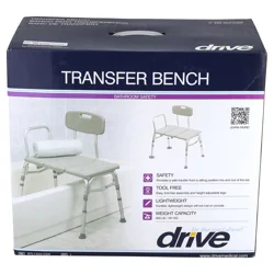 Drive Medical Three Piece Transfer Bench, 1 Ct