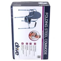 Drive Medical Steel Folding Frame Commode