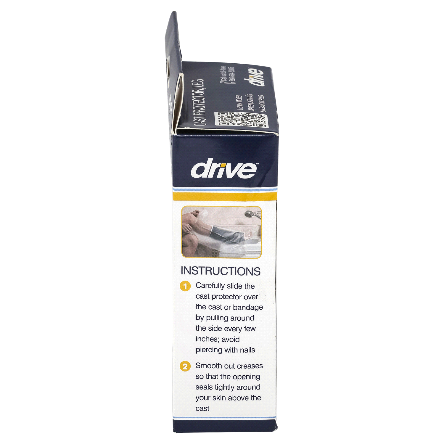 slide 2 of 4, Drive Personal Care Leg Cast Protector 1 ea, 1 ct