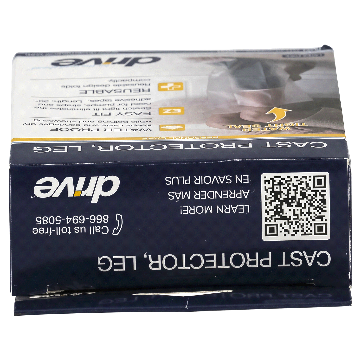 slide 4 of 4, Drive Personal Care Leg Cast Protector 1 ea, 1 ct