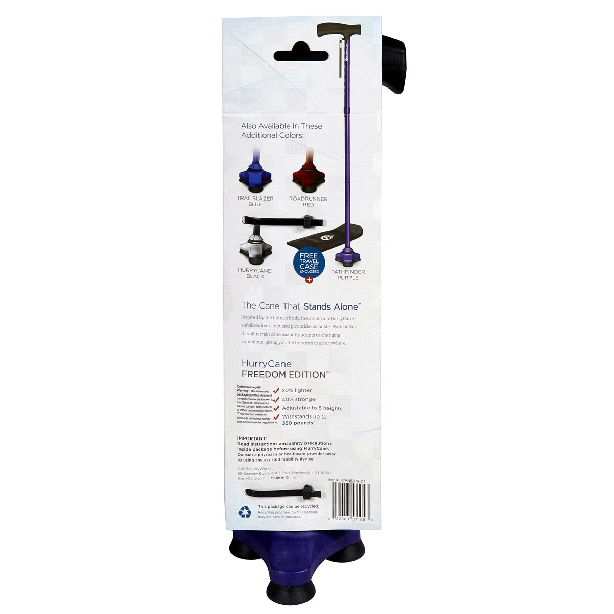 slide 2 of 2, HurryCane Cane 1 ea, 1 ct