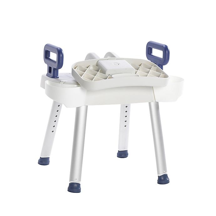 slide 4 of 4, Drive Medical Premium Series Spa Safety Bath Chair - White, 1 ct