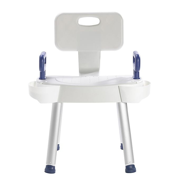 slide 2 of 4, Drive Medical Premium Series Spa Safety Bath Chair - White, 1 ct