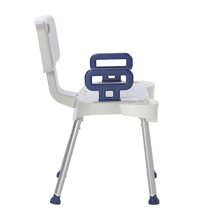 slide 3 of 4, Drive Medical Premium Series Spa Safety Bath Chair - White, 1 ct