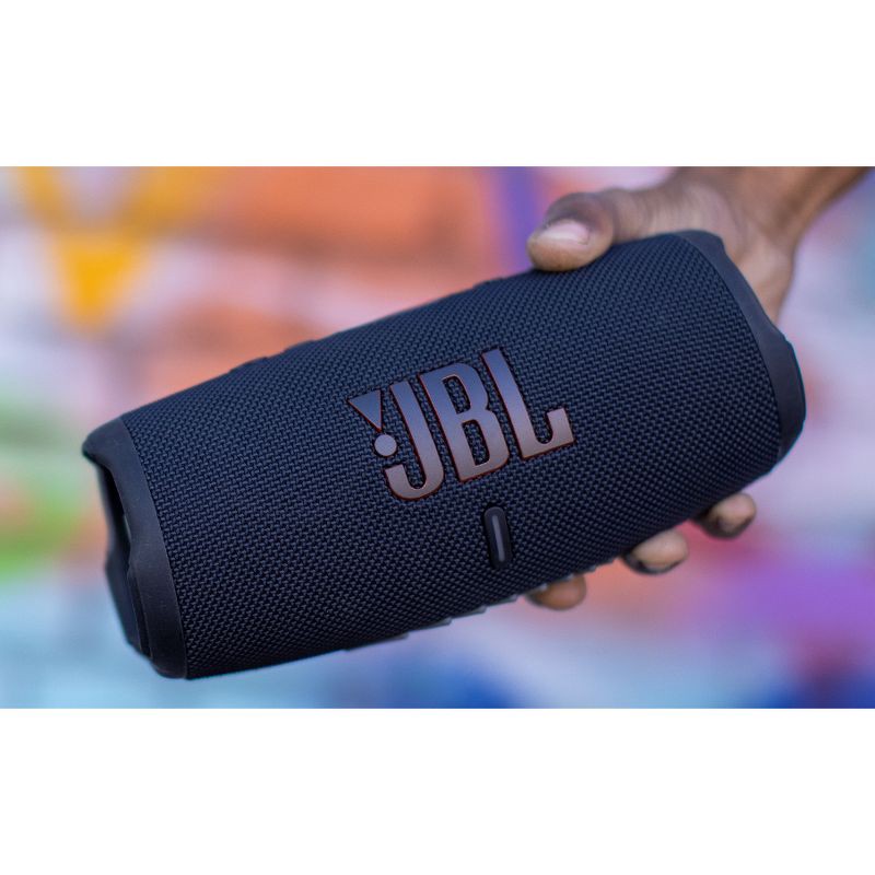 slide 9 of 15, JBL Charge 5 Portable Bluetooth Waterproof Speaker - Blue, 1 ct