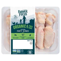 Farmer Focus Organic Chicken Party Wings 1 Each