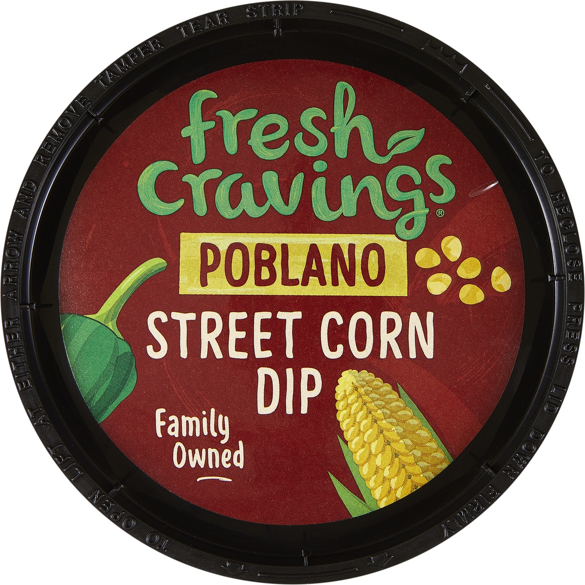 slide 4 of 8, Fresh Cravings Poblano Street Corn Dip, 10 oz