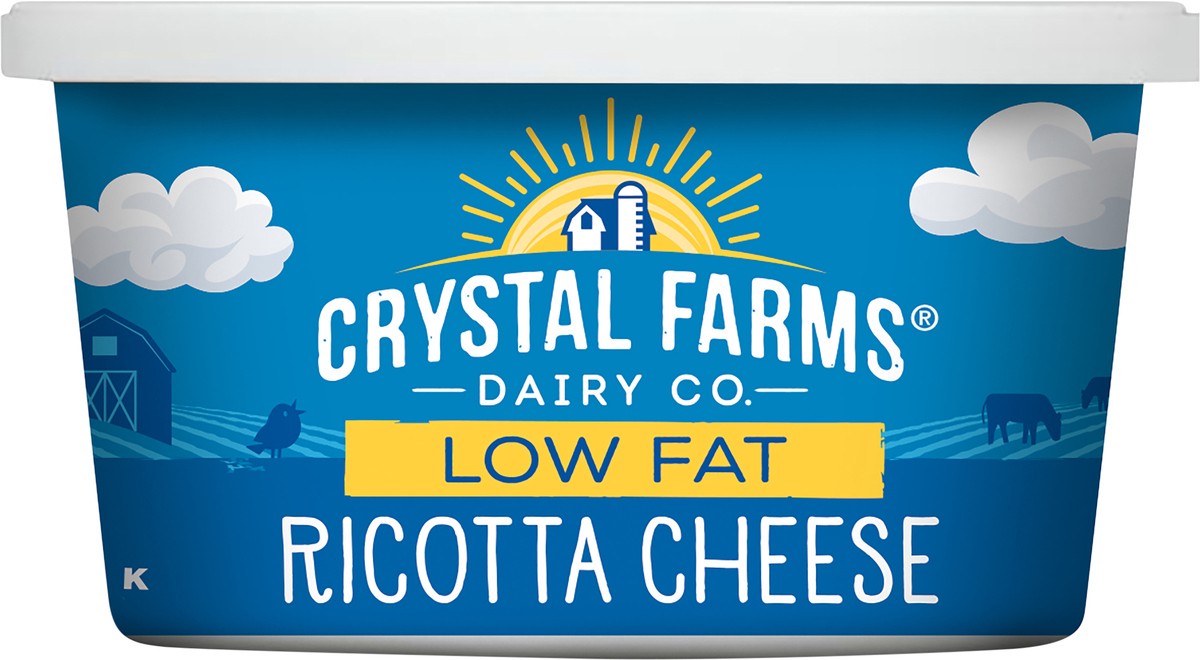 slide 5 of 6, Crystal Farms Low Fat Ricotta Cheese, 15 oz, 15 oz