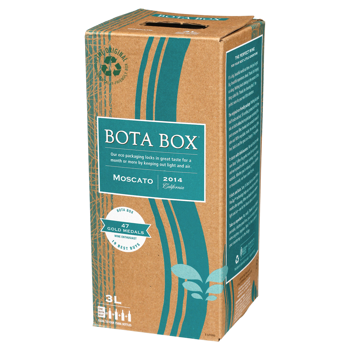 slide 2 of 8, Bota Box Moscato Wine, 3 liter