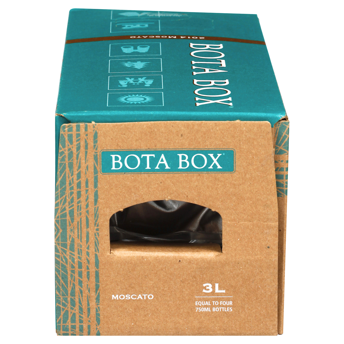 slide 5 of 8, Bota Box Moscato Wine, 3 liter