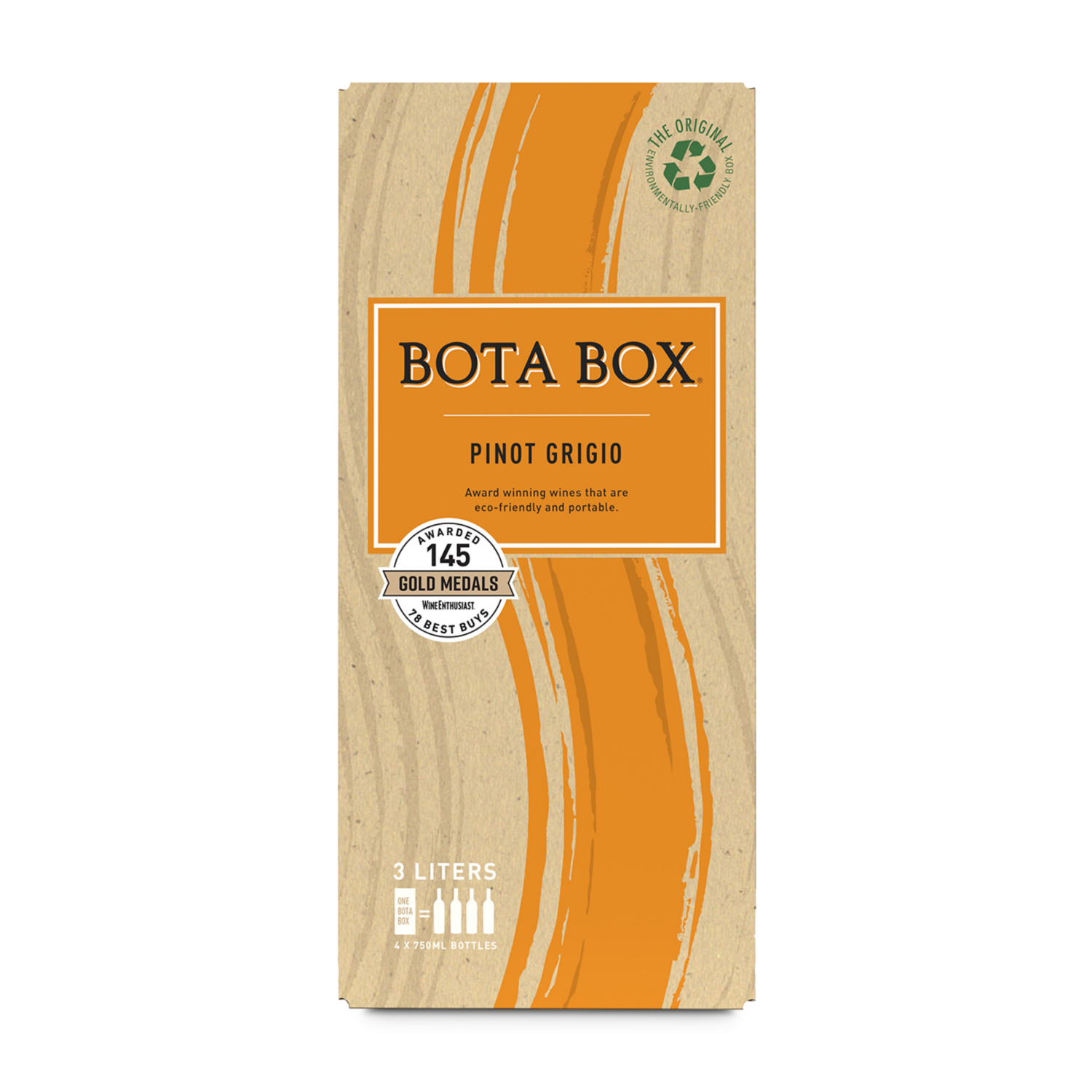 slide 5 of 7, Bota Box Pinot Grigio White Wine, 3 liter