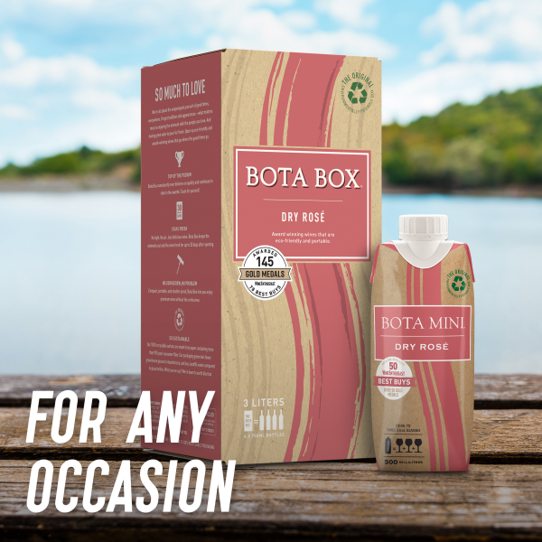 slide 17 of 19, Bota Box Dry Rosé, 3 liter