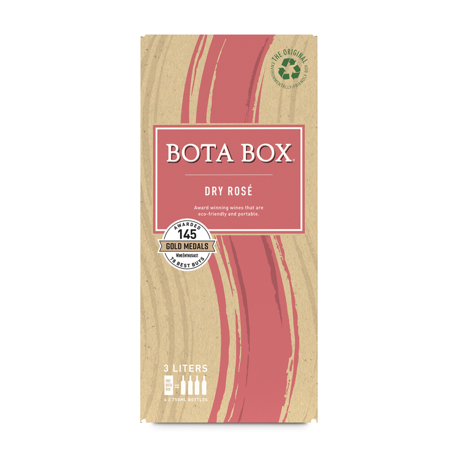 slide 5 of 7, Bota Box Dry Rose Wine, 3 liter