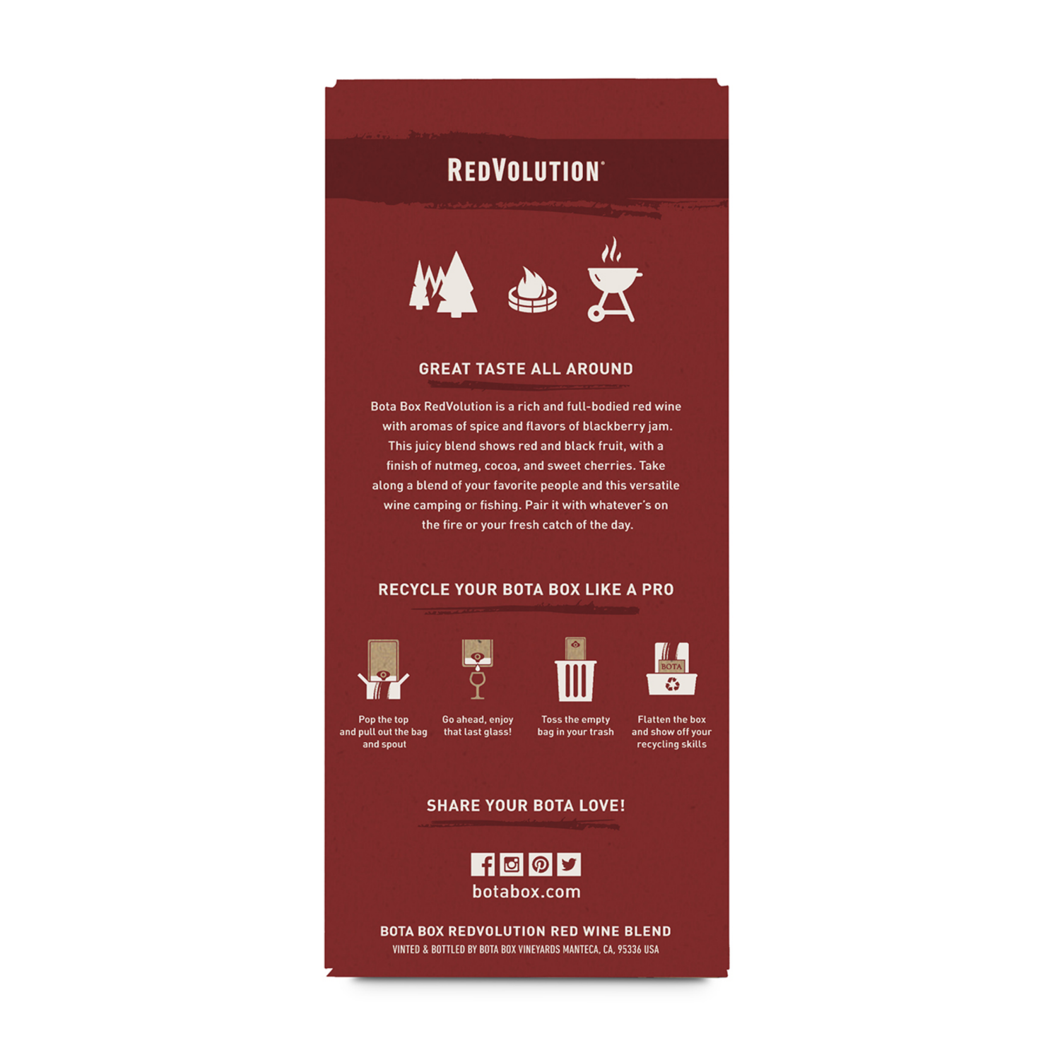 slide 2 of 7, Bota Box Red Wine Blend, 3 liter