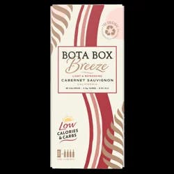 Bota Box Breeze Cabernet Sauvignon Red Wine, 3 L (equals 4 750mL bottles)