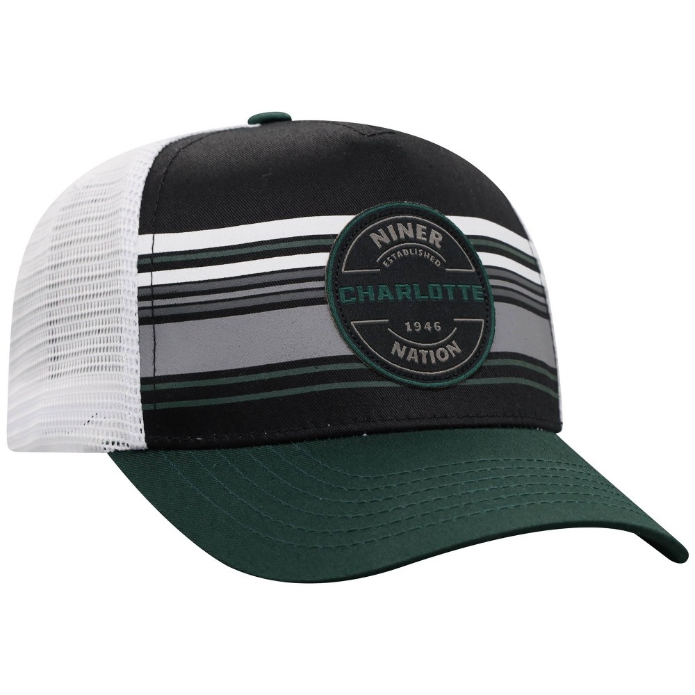 slide 2 of 4, NCAA Charlotte 49ers Men's Vista Black with Hard Mesh Snapback Hat, 1 ct