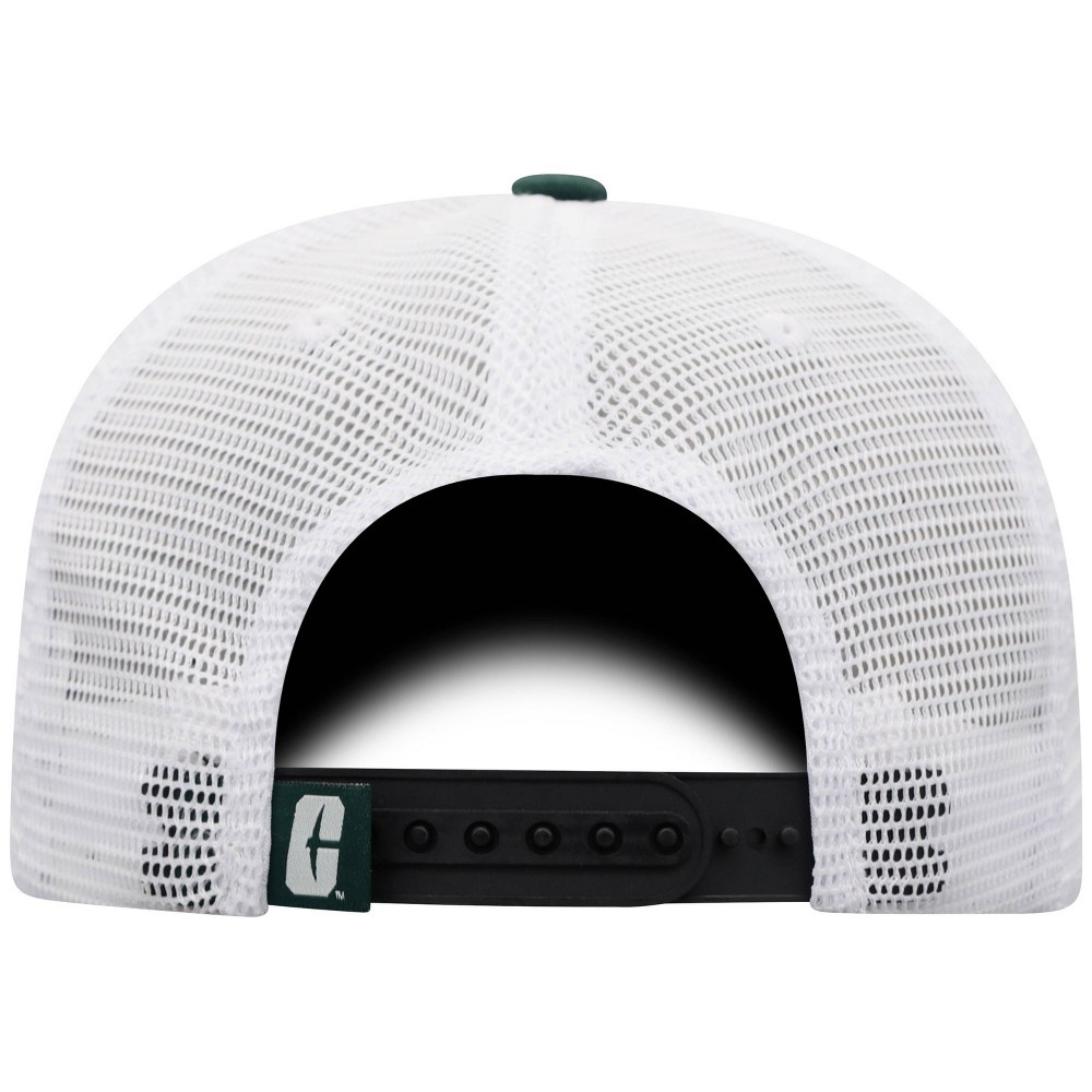 slide 4 of 4, NCAA Charlotte 49ers Men's Vista Black with Hard Mesh Snapback Hat, 1 ct