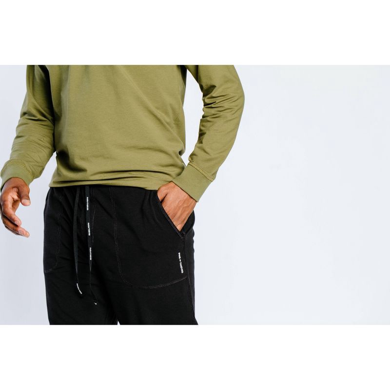slide 7 of 14, Pair of Thieves Men's Super Soft Lounge Pajama Pants - Black L: Midweight Jersey, Drawstring Waist, 1 ct