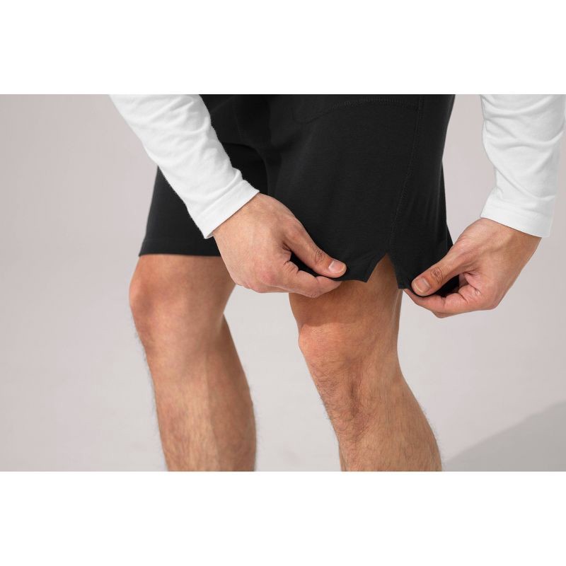 slide 4 of 4, Pair of Thieves Men's Super Soft Lounge Pajama Shorts - Dark Black XL, 1 ct