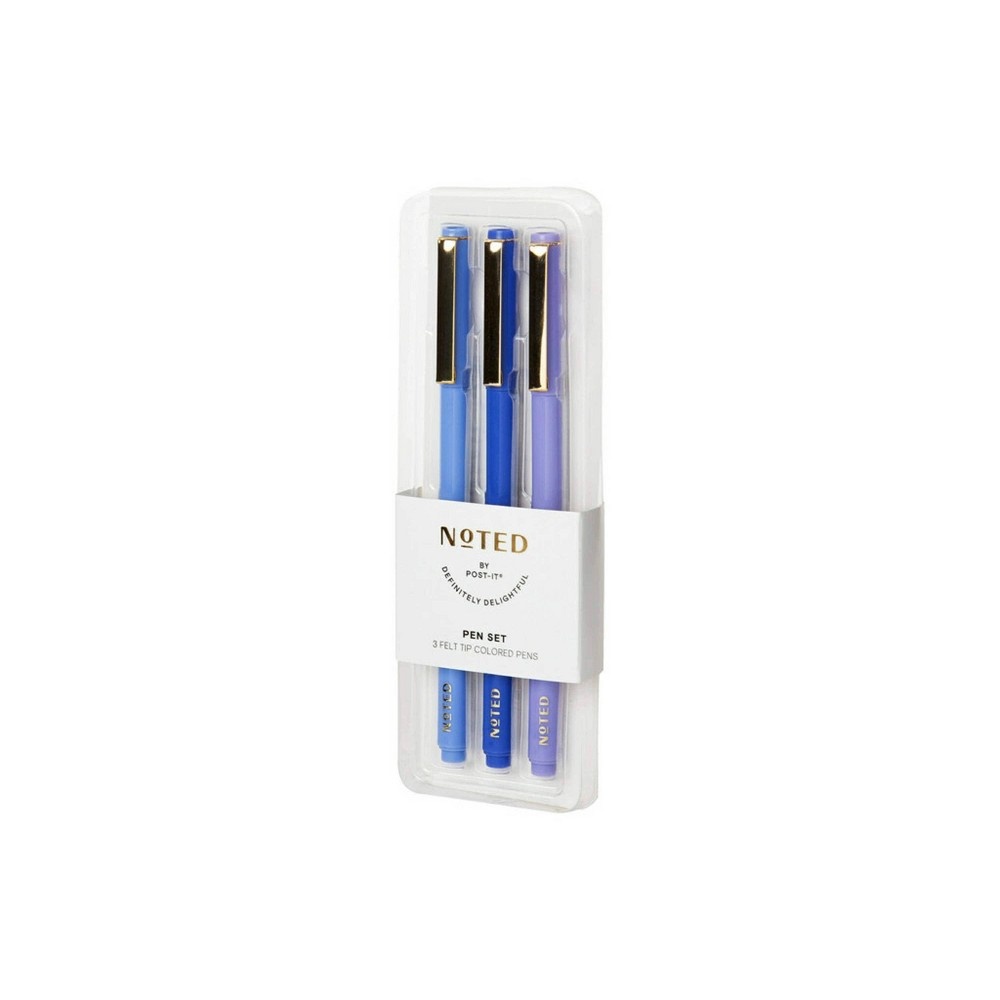 Blue Felt Pen Set