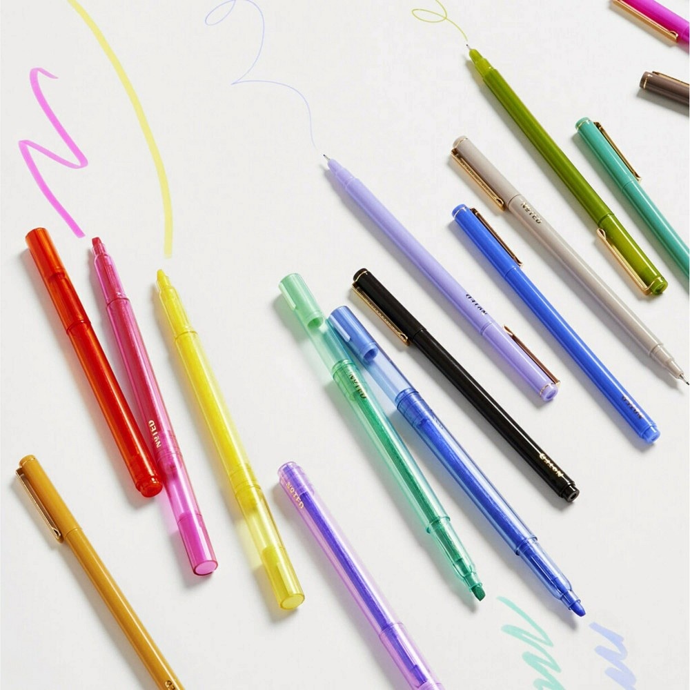 slide 4 of 5, Post-it Highlighter Markers - Warm Tones, 3 ct