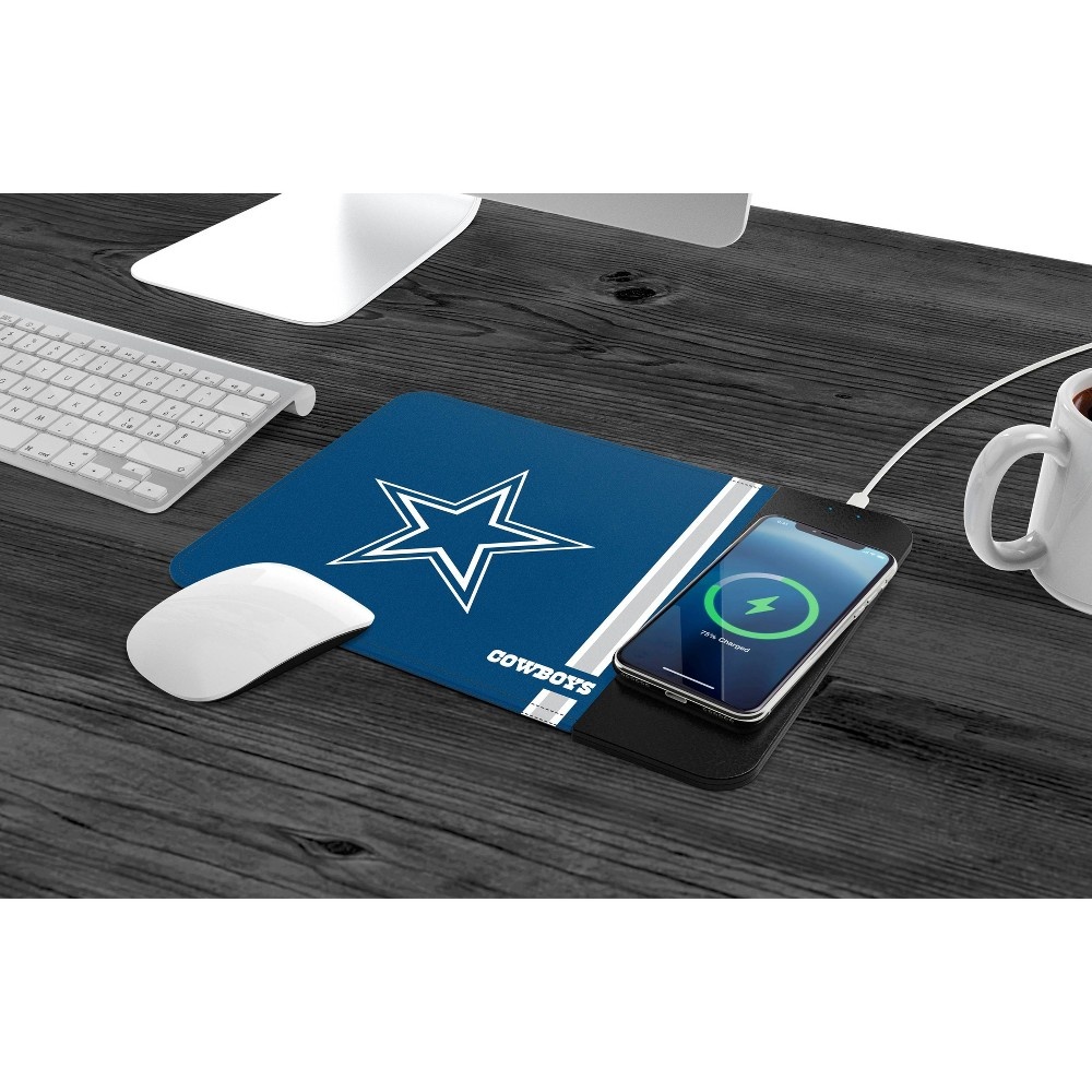 slide 3 of 3, NFL Dallas Cowboys Wireless Charging Mousepad, 1 ct