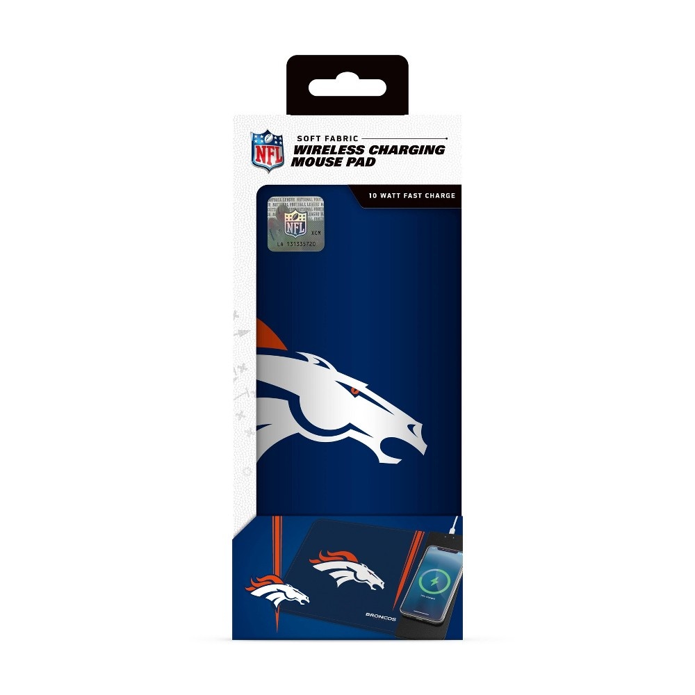 slide 2 of 3, NFL Denver Broncos Wireless Charging Mousepad, 1 ct