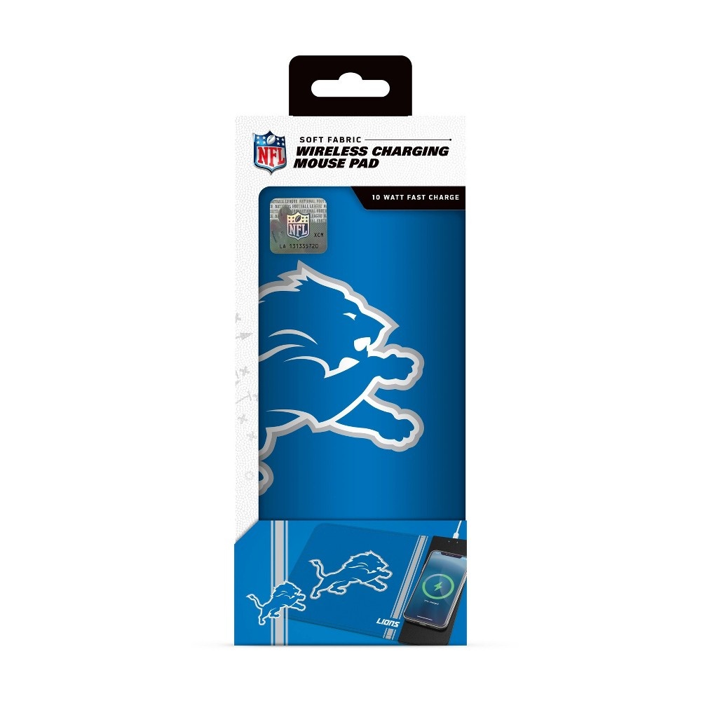 slide 2 of 3, NFL Detroit Lions Wireless Charging Mousepad, 1 ct