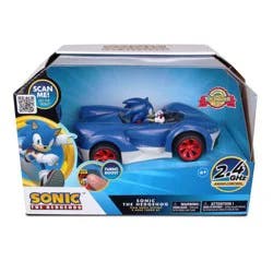 NKOK Sonic the Hedgehog 2.4 GHZ Turbo Boost RC Vehicle: Plastic Battery-Powered Remote Control Car