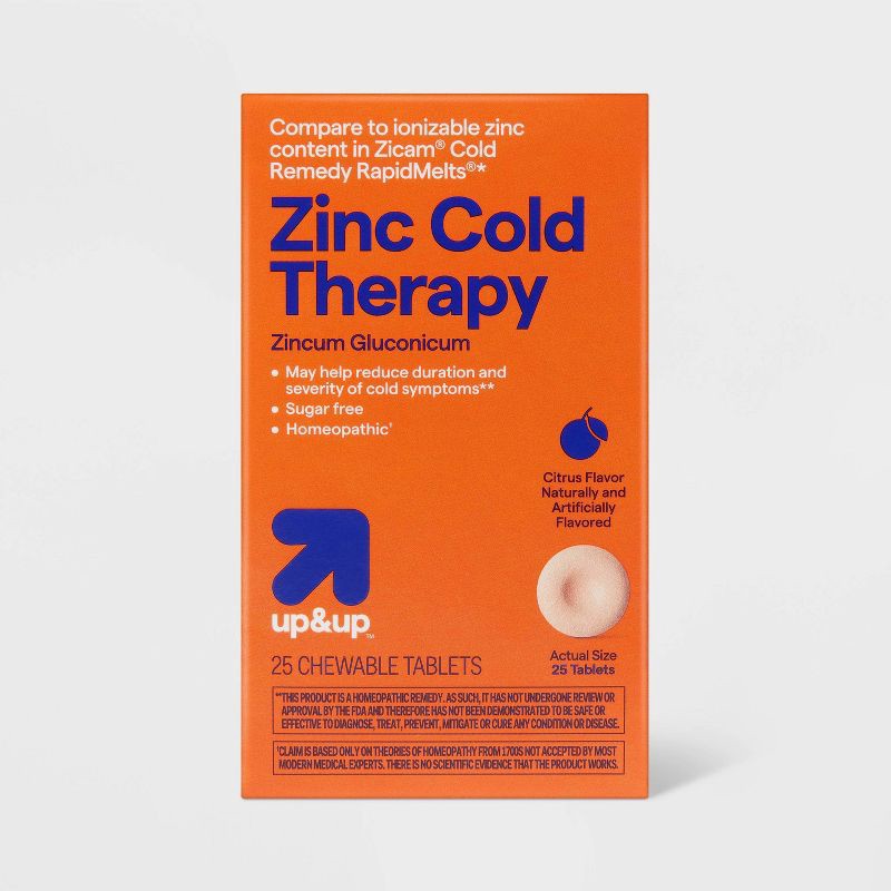 slide 1 of 4, Quick Dissolve Cold Shortening Chewables - Citrus - 25ct - up&up™, 25 ct