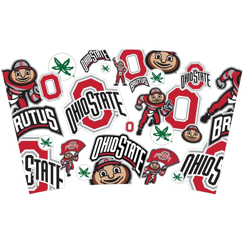 slide 2 of 3, NCAA Ohio State Buckeyes Classic Wavy Toddler Tumbler, 10 oz