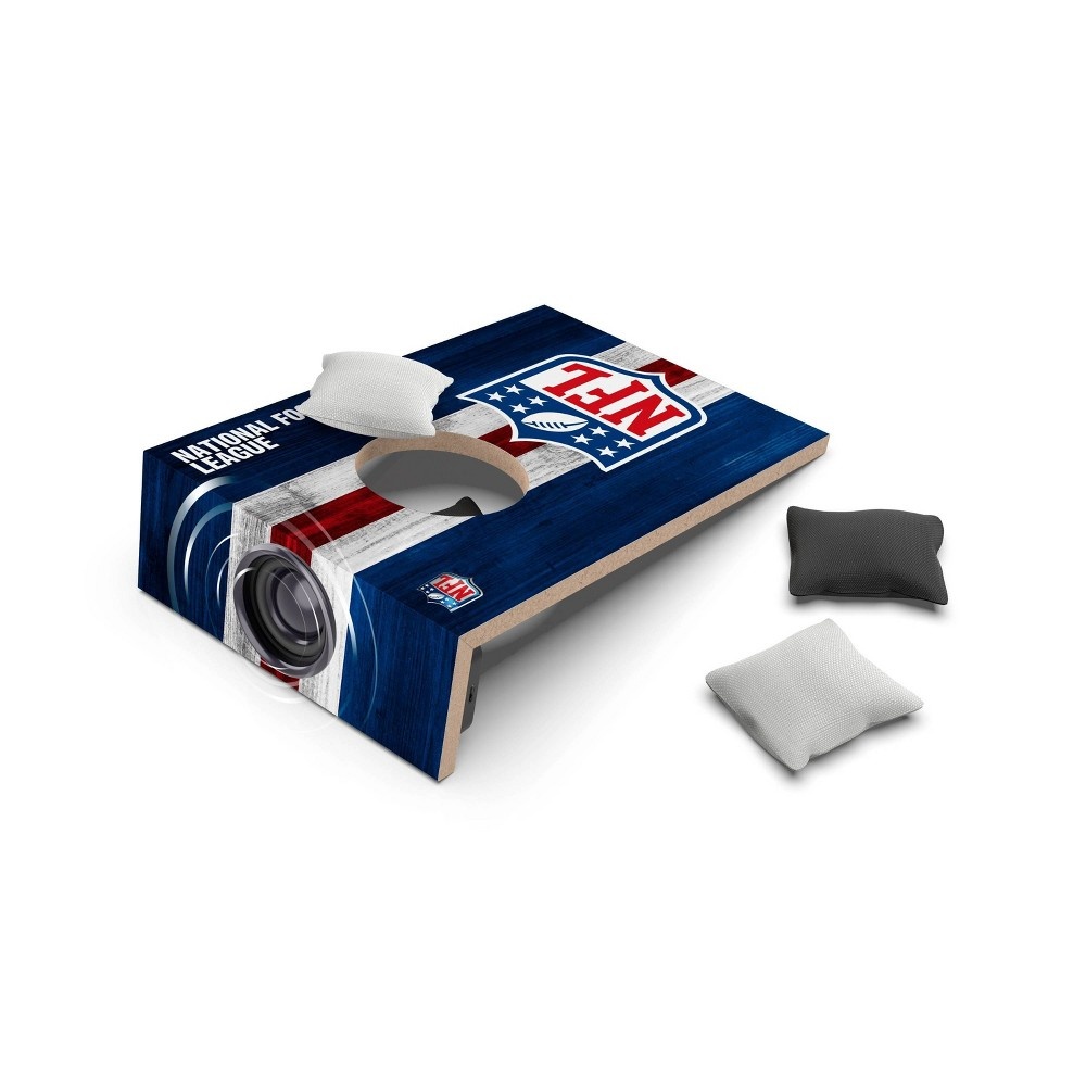 NFL Cornhole Game + Bluetooth Speaker