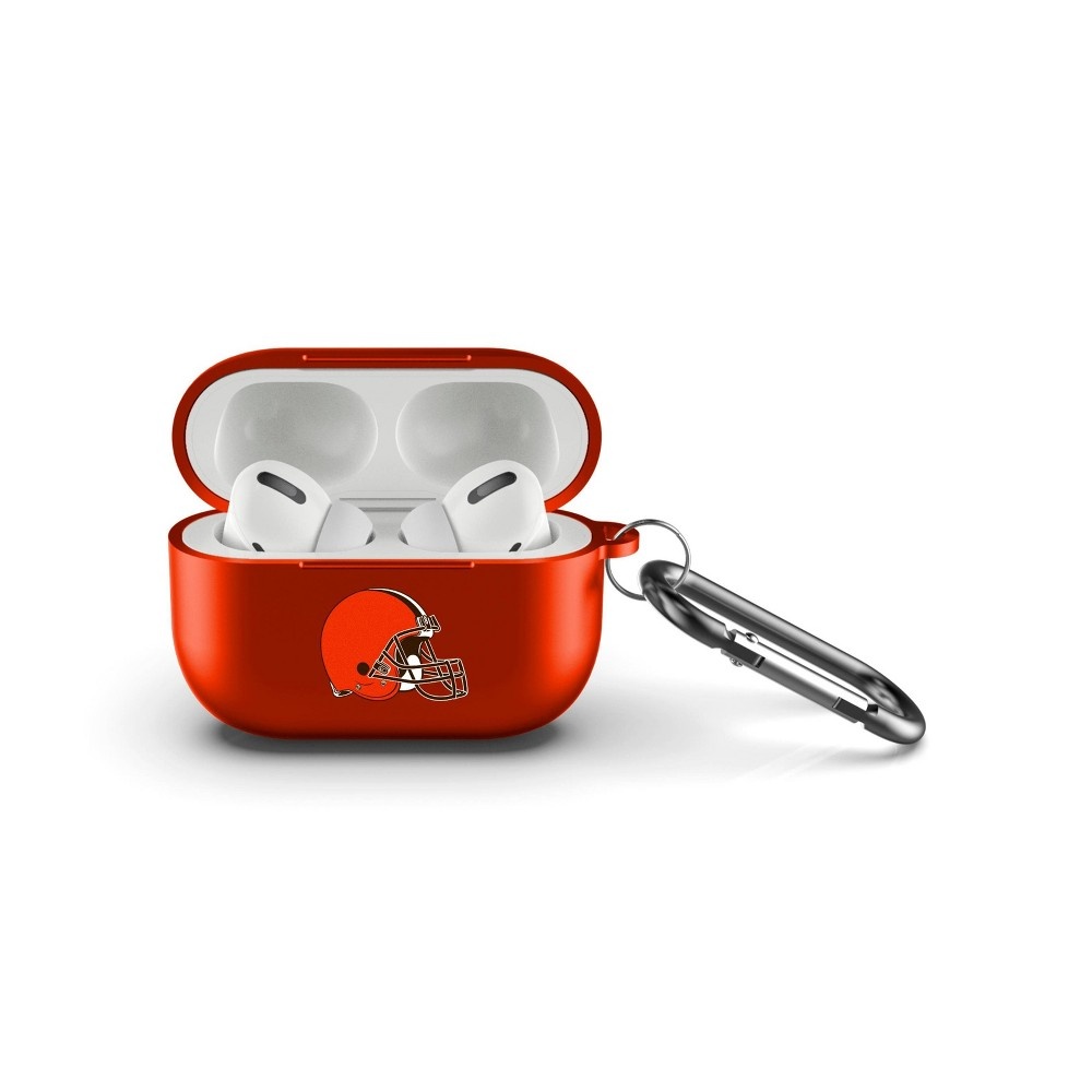 Black Cleveland Browns Personalized AirPods Pro Case Cover