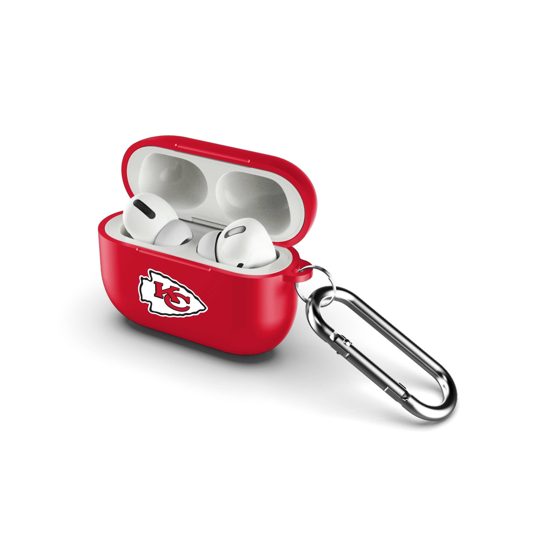 slide 1 of 3, NFL Kansas City Chiefs AirPod Pro Case, 1 ct