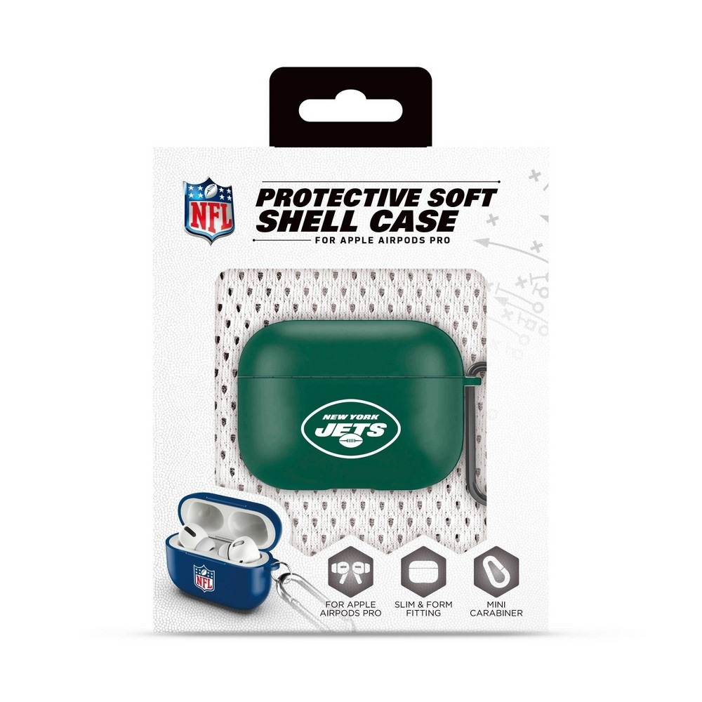 NFL New York Jets Silicone AirPods Case Cover